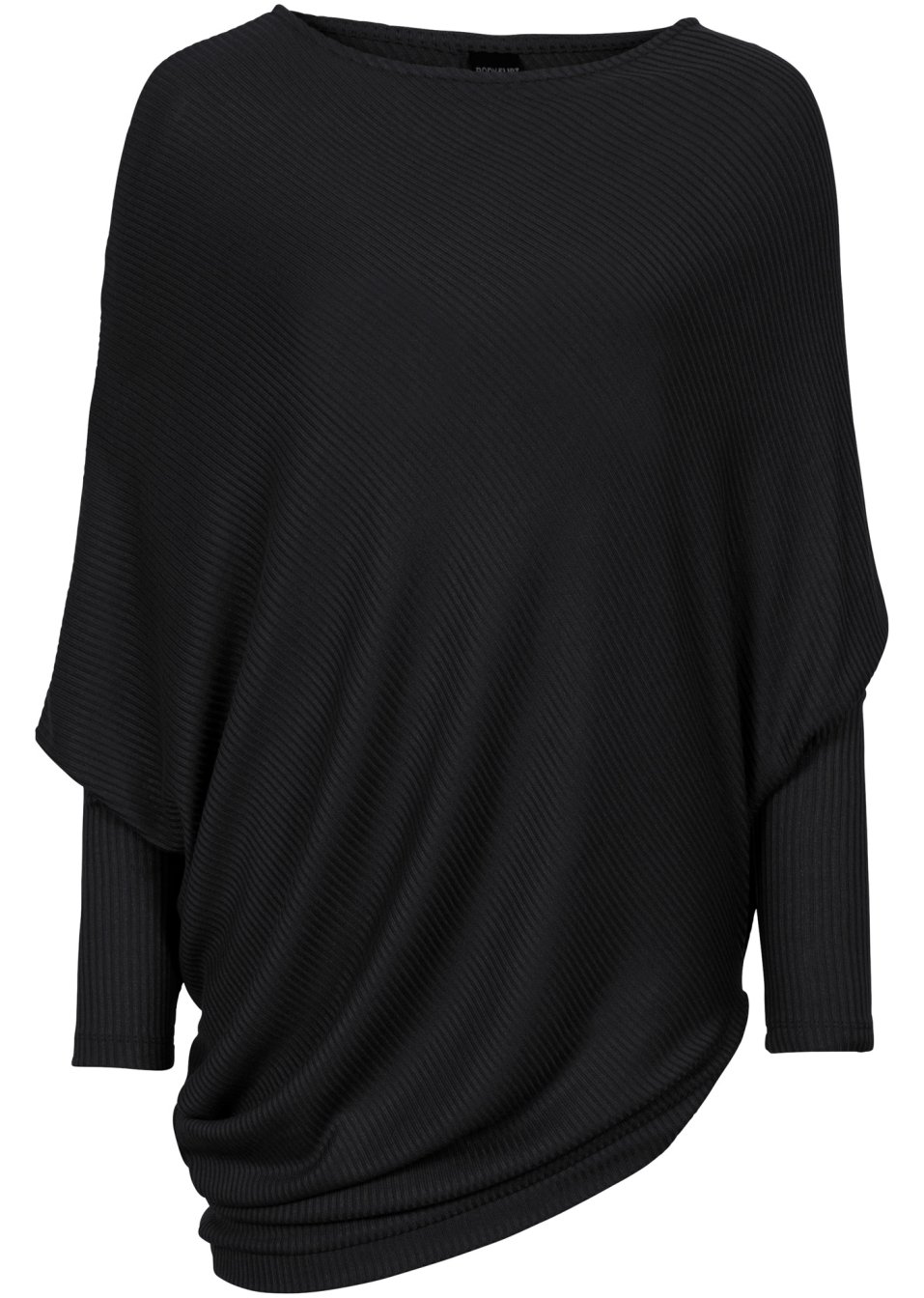 Pull oversize avec base asymétrique