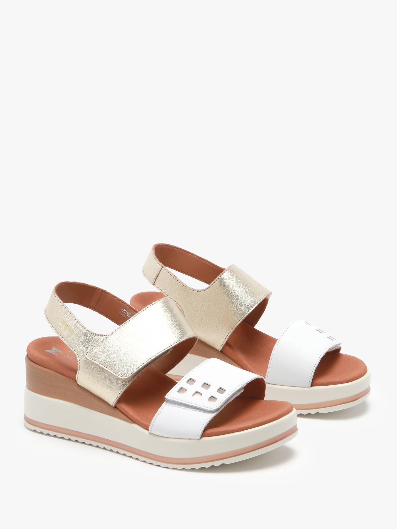 Sandales velcro en cuir MEPHISTO