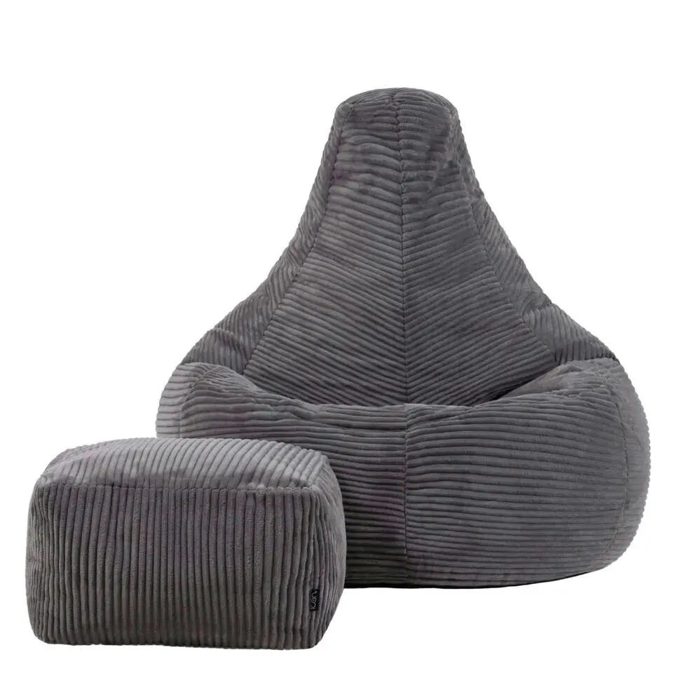 icon Zitzak en Poef Dalton - Corduroy Zitzak - Houtskool