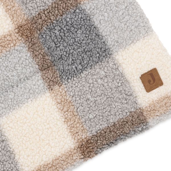 Jollein Check Boxkleed 75 x 95 cm - Boucle