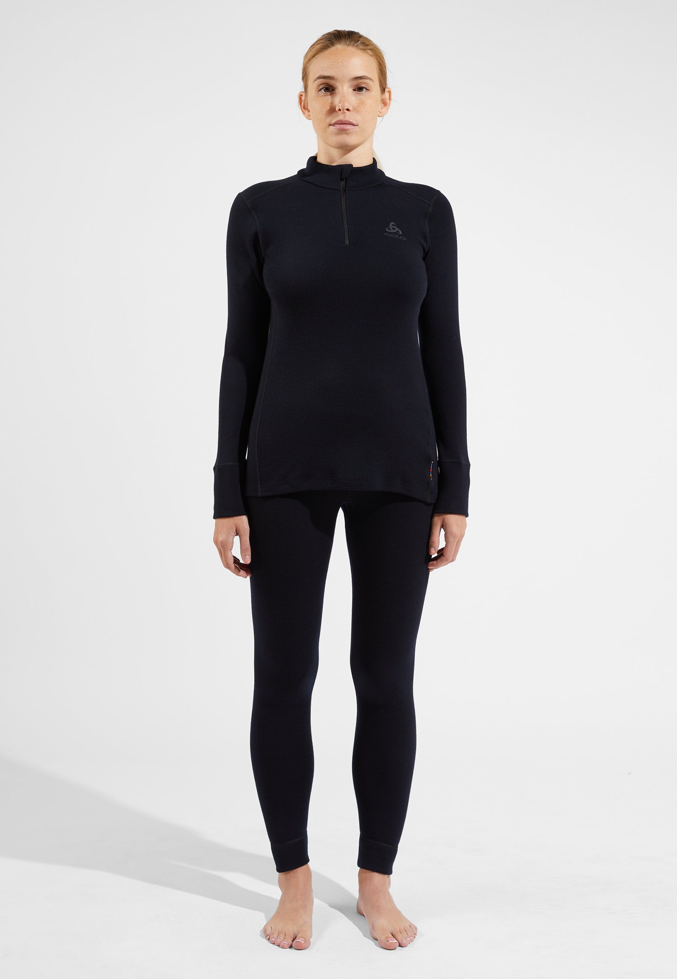 Natural Merino 260 Base Layer Tights in black