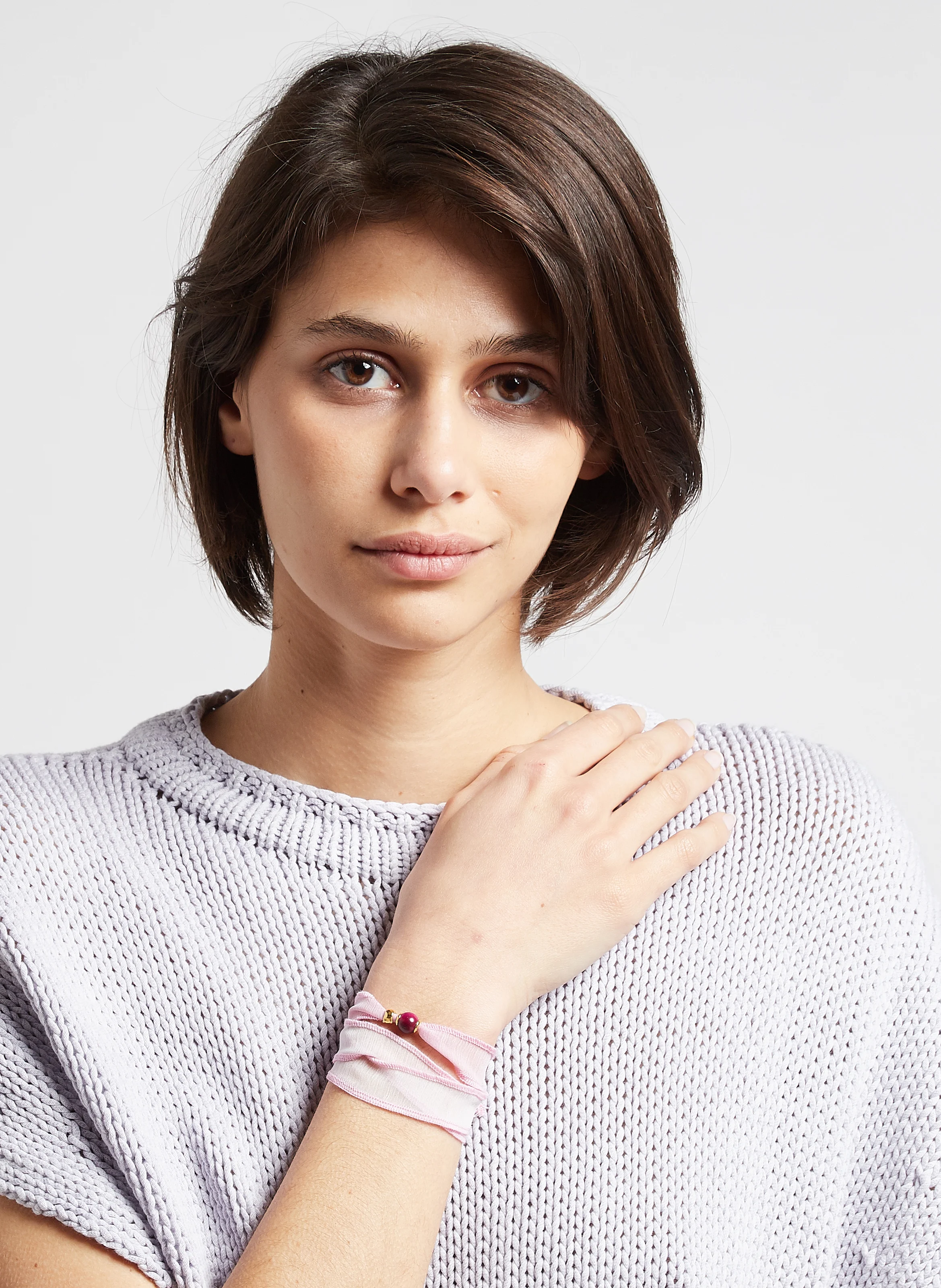 MOOREA - Bracelet ruban| Rose