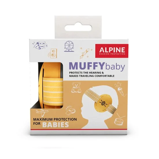 Casque anti-bruit Muffy Baby   Jaune        de               Alpine
