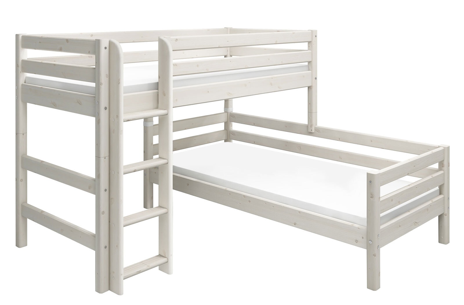 FLEXA Etagenbett CLASSIC mattweiß