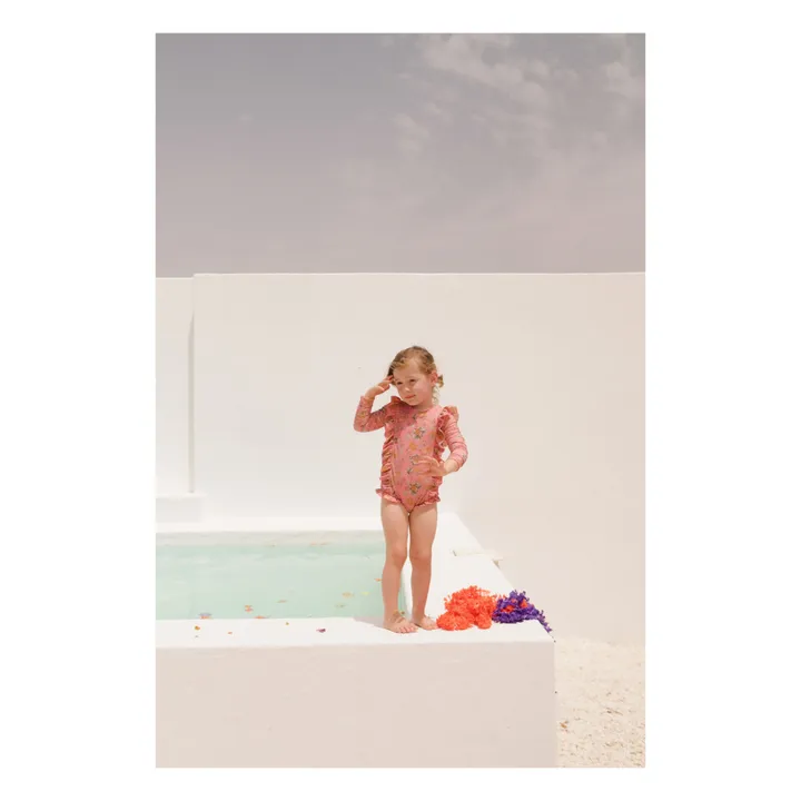 Louise Misha Maillot de Bain 1 Pièce Anti-UV Nylon Recyclé Aurelie | Rose
