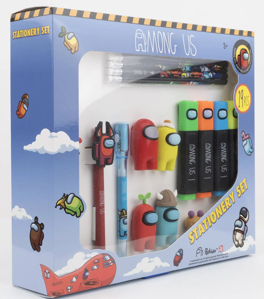 AMONG US PAPETERIE FUN BOX