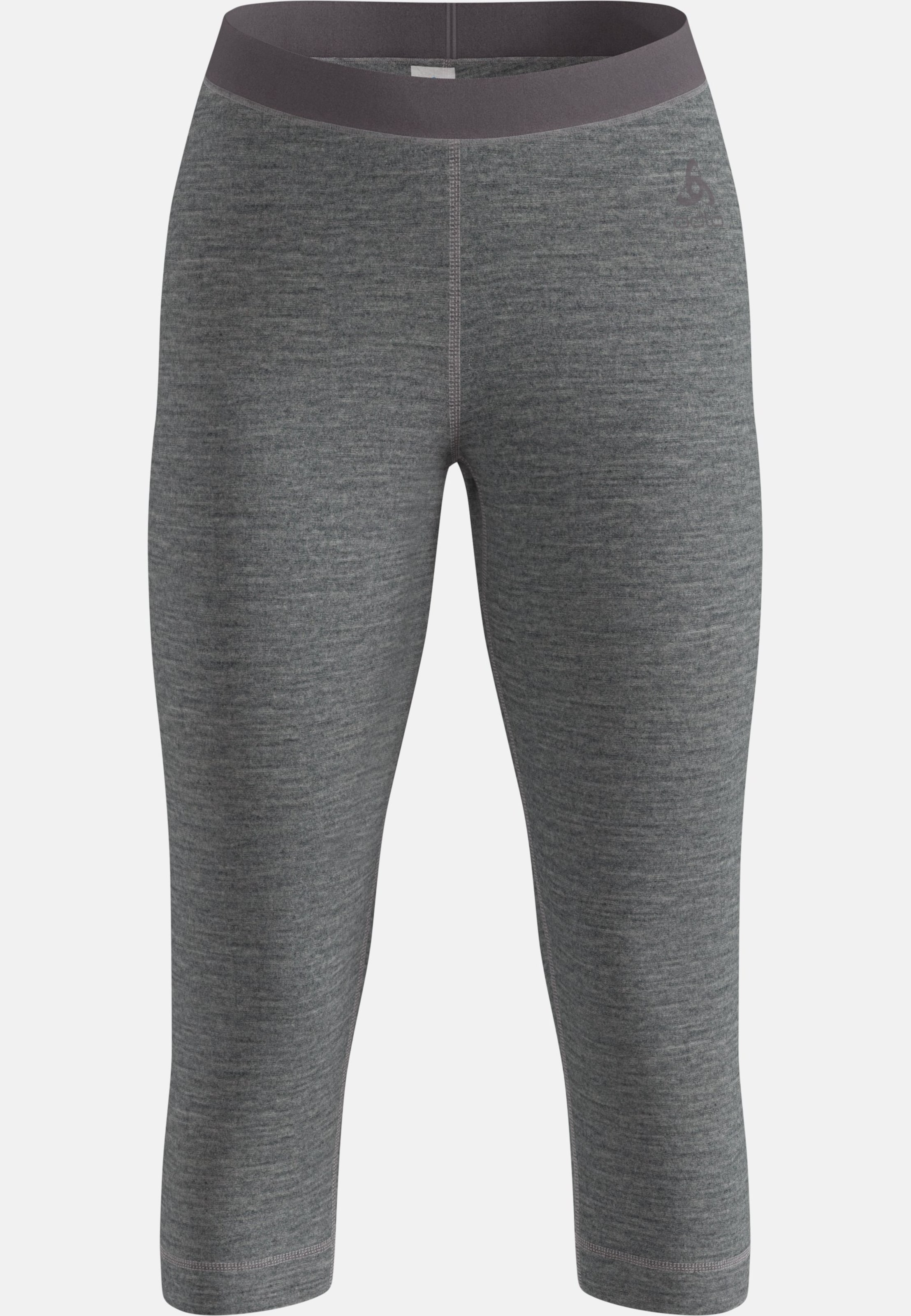Natural Merino 200 Base Layer 3/4 Tights in odlo steel grey melange