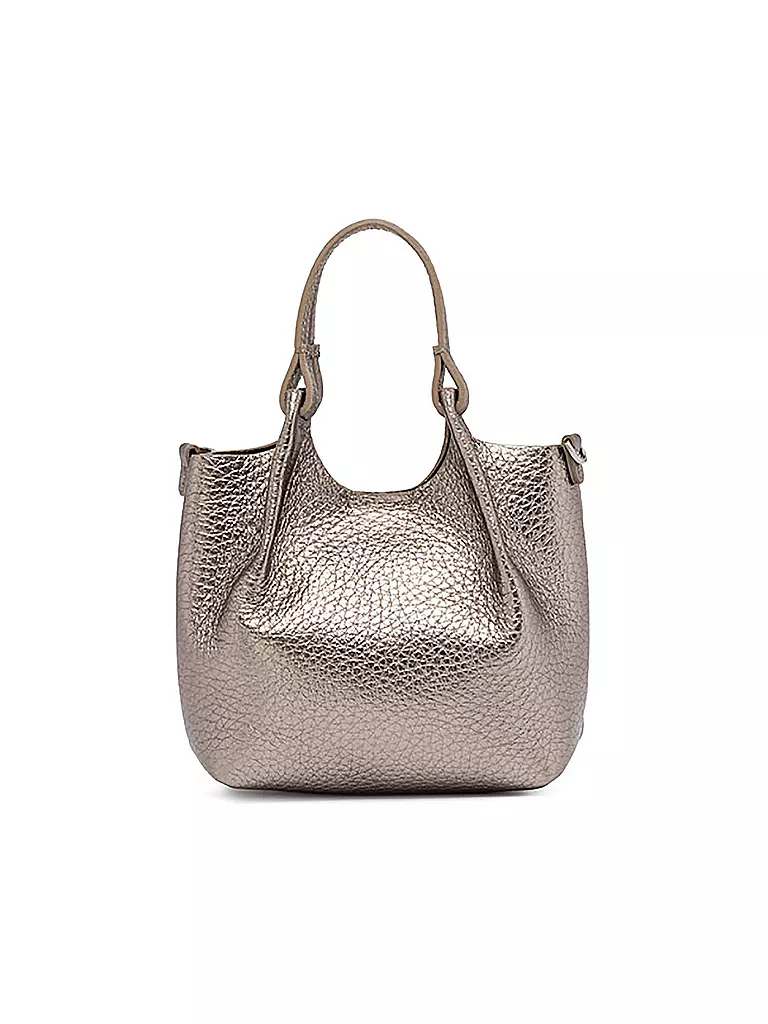 GIANNI CHIARINI Ledertasche - Hobo Bag DUA Small silber