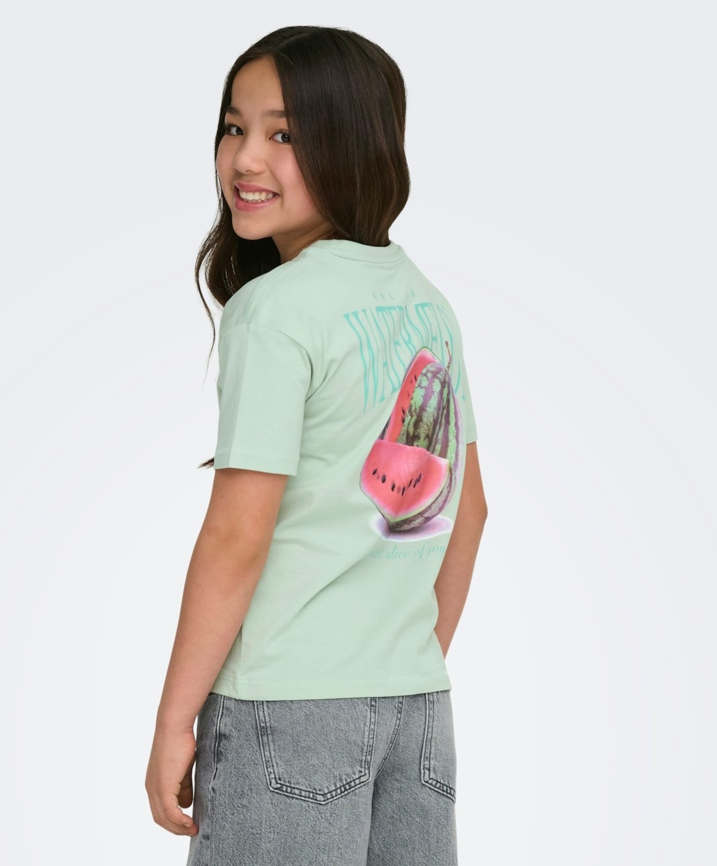 Only Meisjes T-shirt blauw