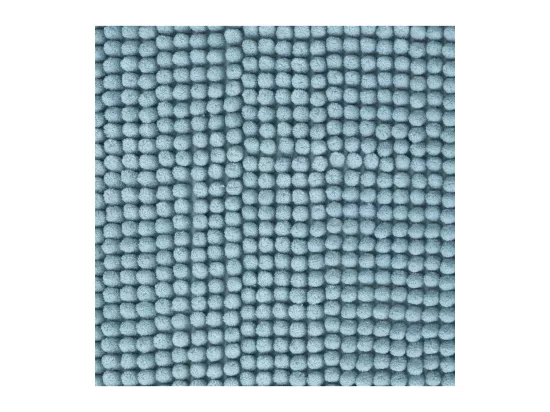 Tapis de Salle de bain Bleu Artic chenille 50 x 80 cm