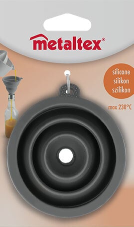 metaltex Trichter INOX grau