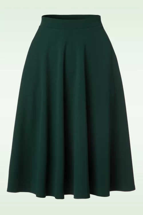 Vintage Chic for Topvintage Sheila swingrok in bosgroen