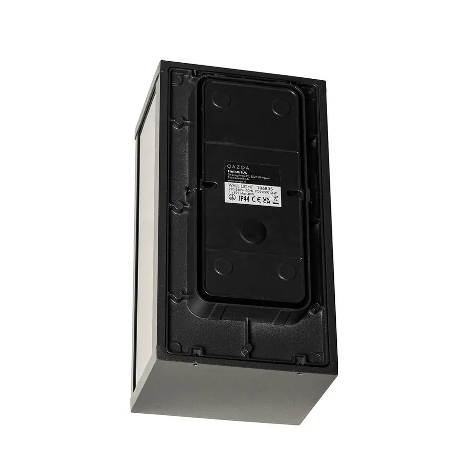 Qazqa wandlampen buiten charlois bruin e27