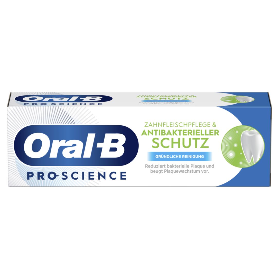 Oral-B Pro-Science Zahnfleischpflege & Antibakterieller Schutz Gründliche Reinigung Zahncreme 75 ml