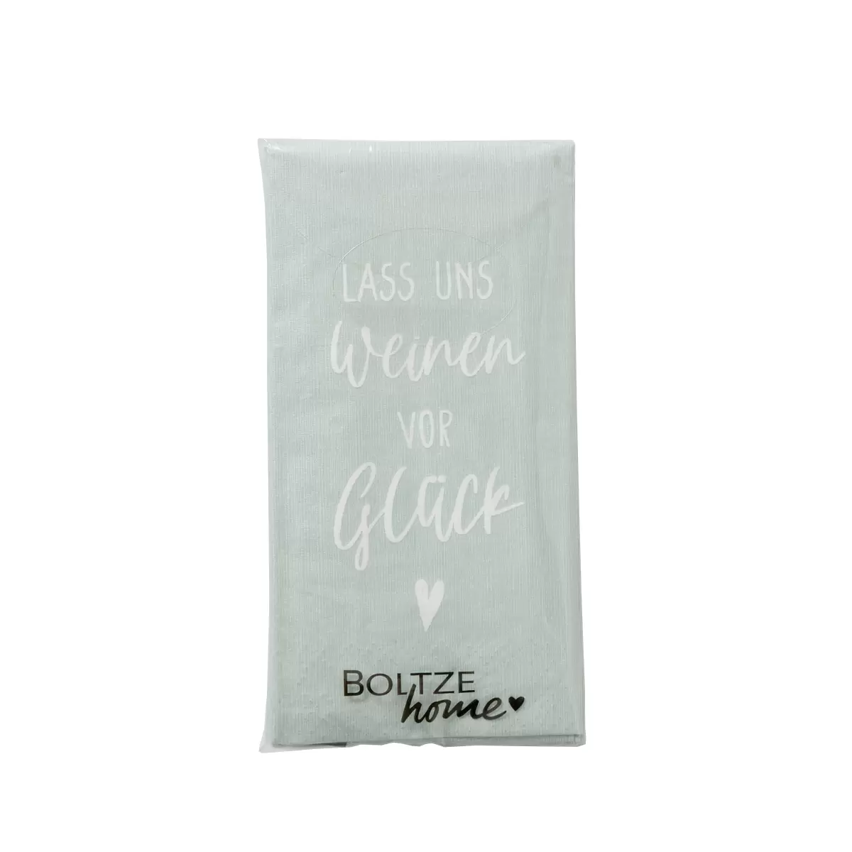 Taschentücher Glück türkis,weiss