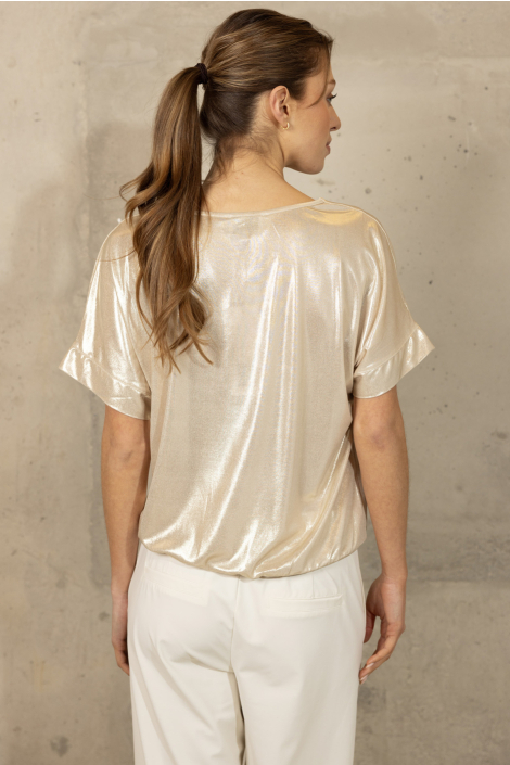 Kimara gouden dames t-shirt