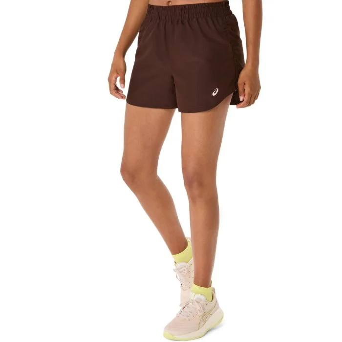 Asics Dame Shorts Nagino Run 4 Inch Shorts Brun