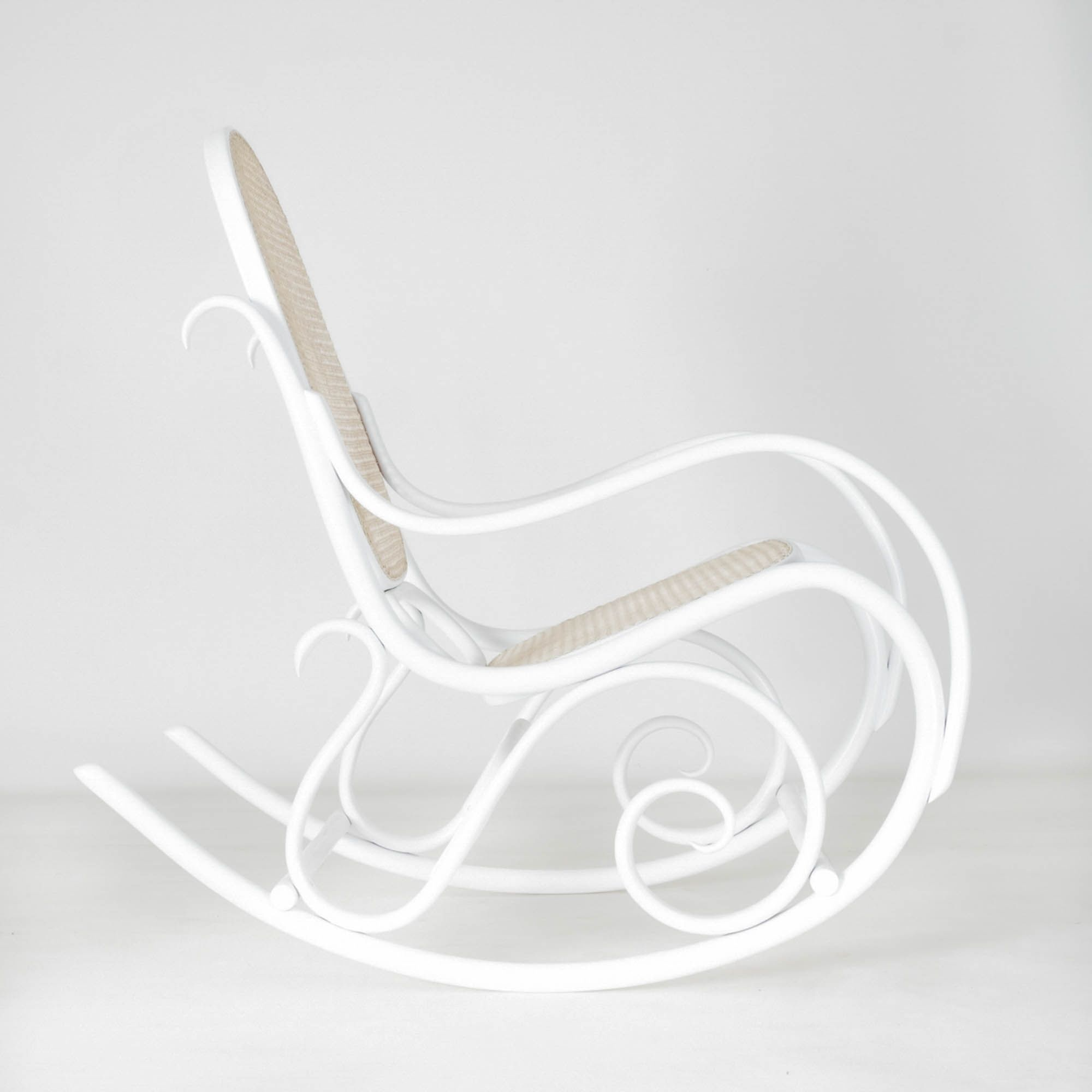 Schommelstoel Felicia Thonet Wit