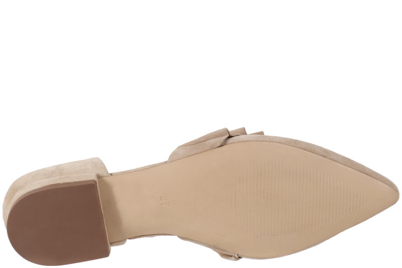 COPENHAGEN SHOES NEW ROMANCE DARK BEIGE BALLERINA