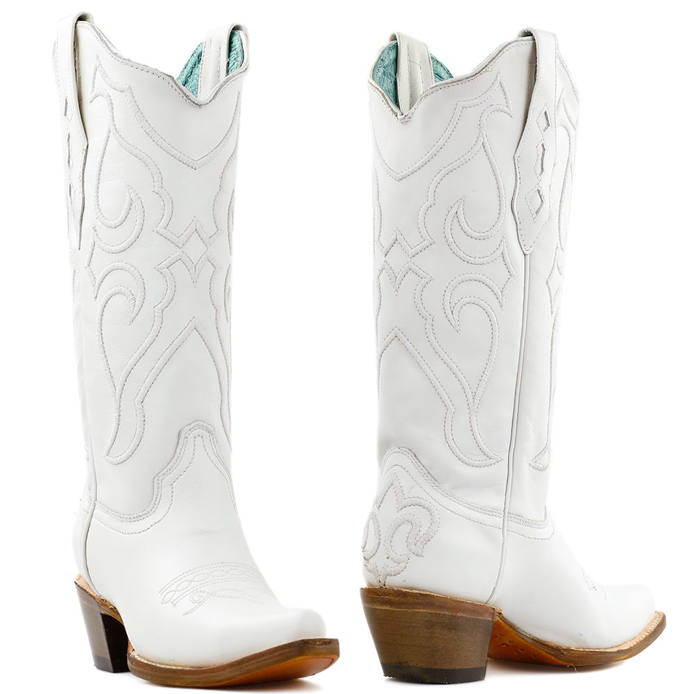 Corral cowboyboots Z5046 wit embroidery