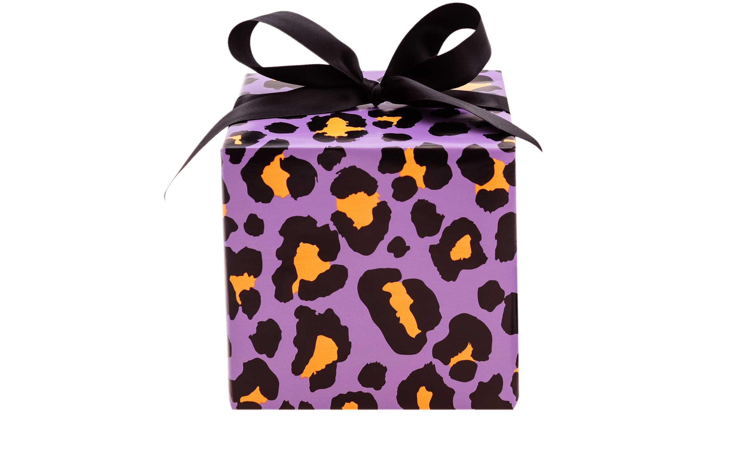 Geschenkpapier Leo Violett/Orange, 70 x 3 mGeeignet als Geschenkverpackung oder Einfasspapier für Bücher