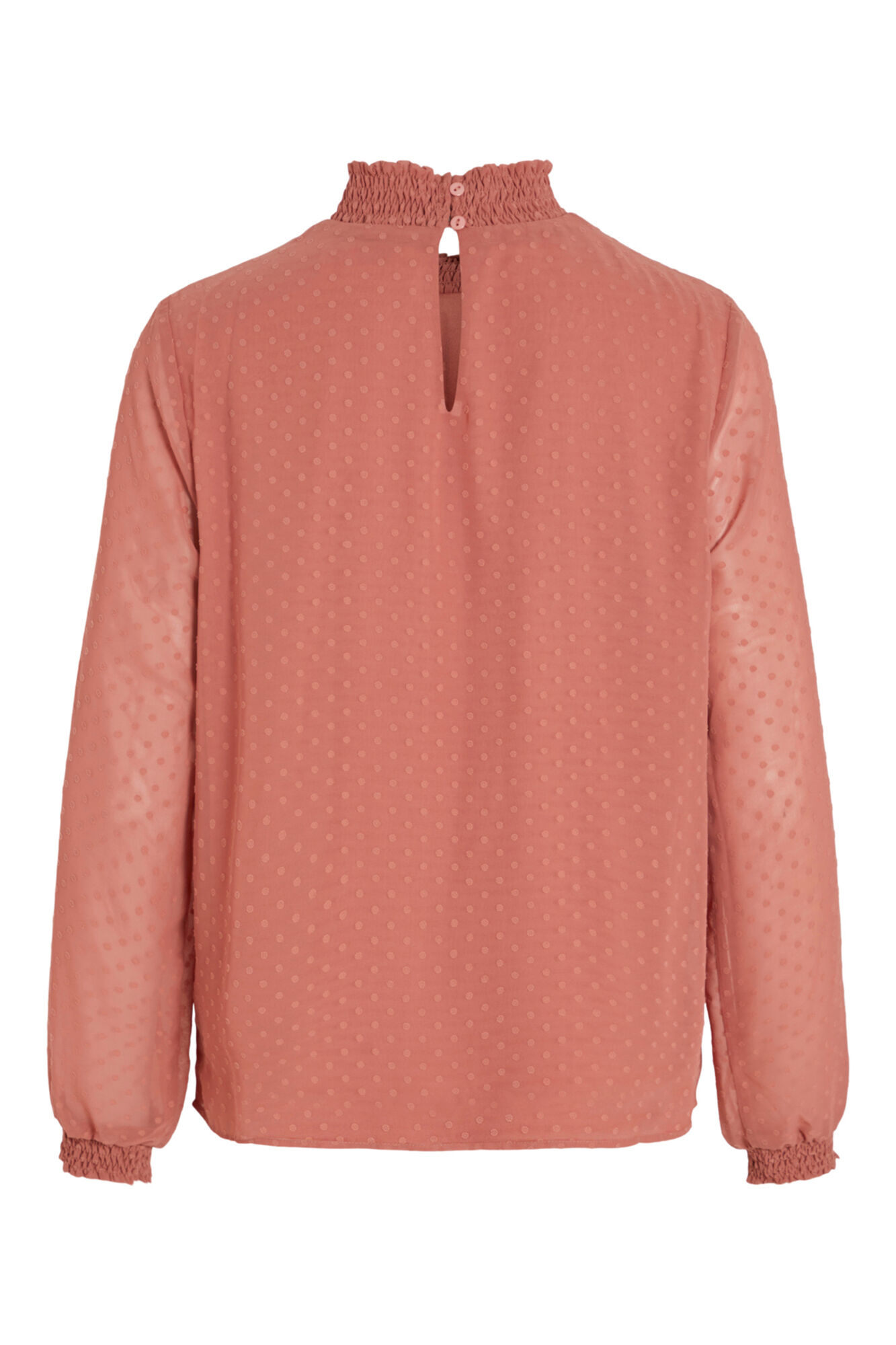 Blusa Plumet de manga comprida - Rosa