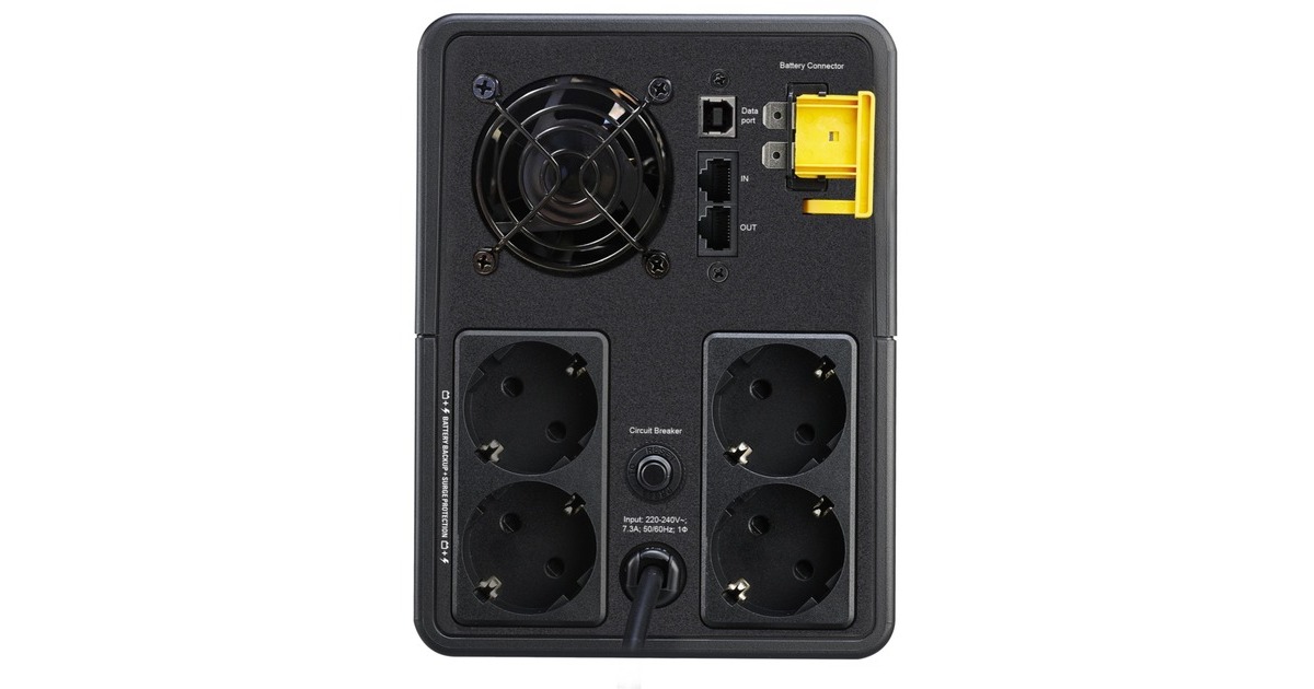 APCBack-UPS BX MI 1600VA/230V Schuko    ups  (Zwart)