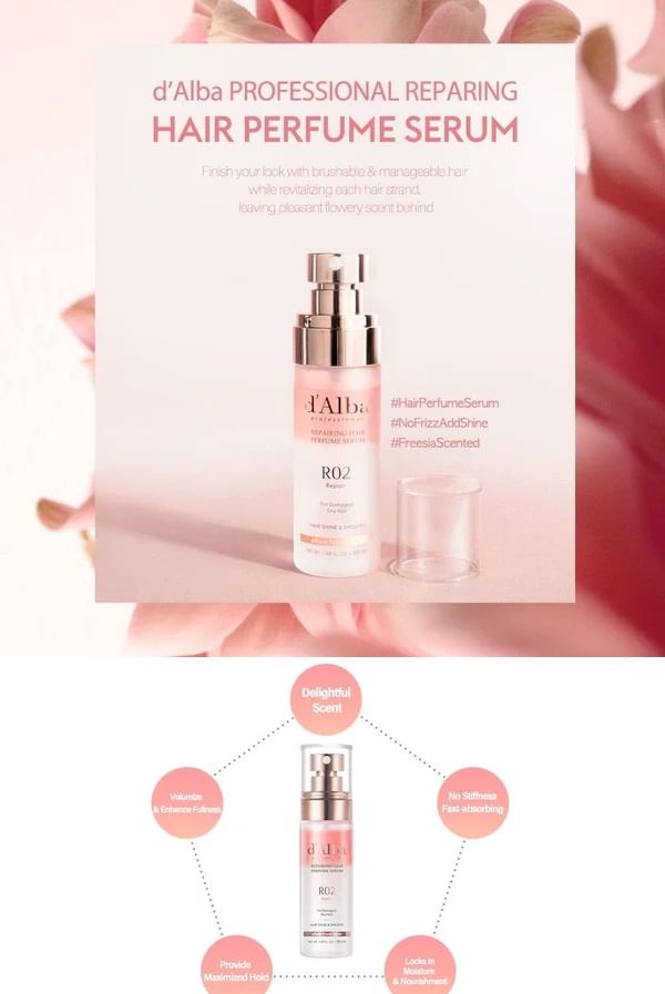 d'Alba - Professioneel herstellend haarparfumserum