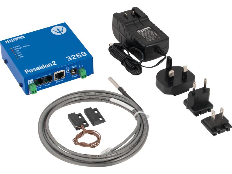 HWgroup Poseidon2 3268 Tset Poseidon2 Zentrale mit integriertem Webserver