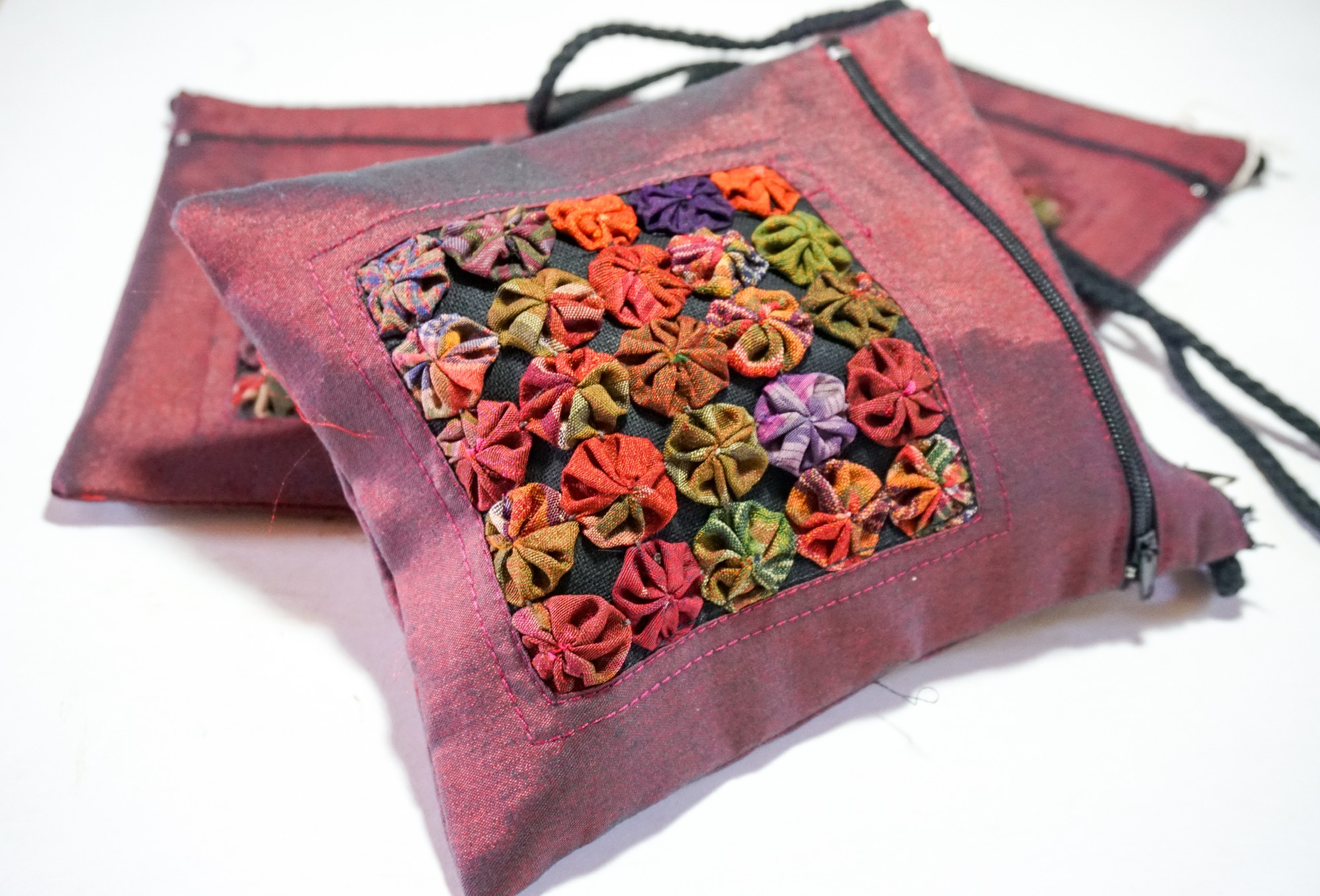 Schultertasche, burgunder, B 16 cm, H 19 cm günstig bestellen