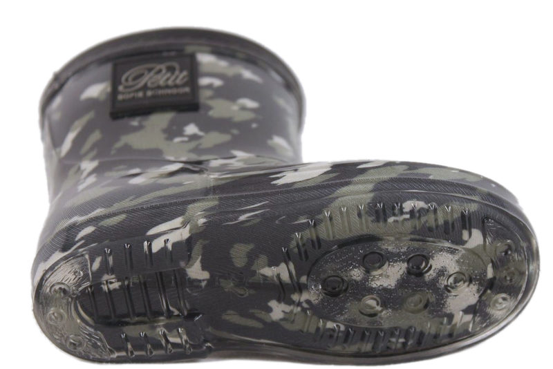 PETIT BY SOFIE SCHNOOR GRØN CAMOUFLAGE GUMMISTØVLE