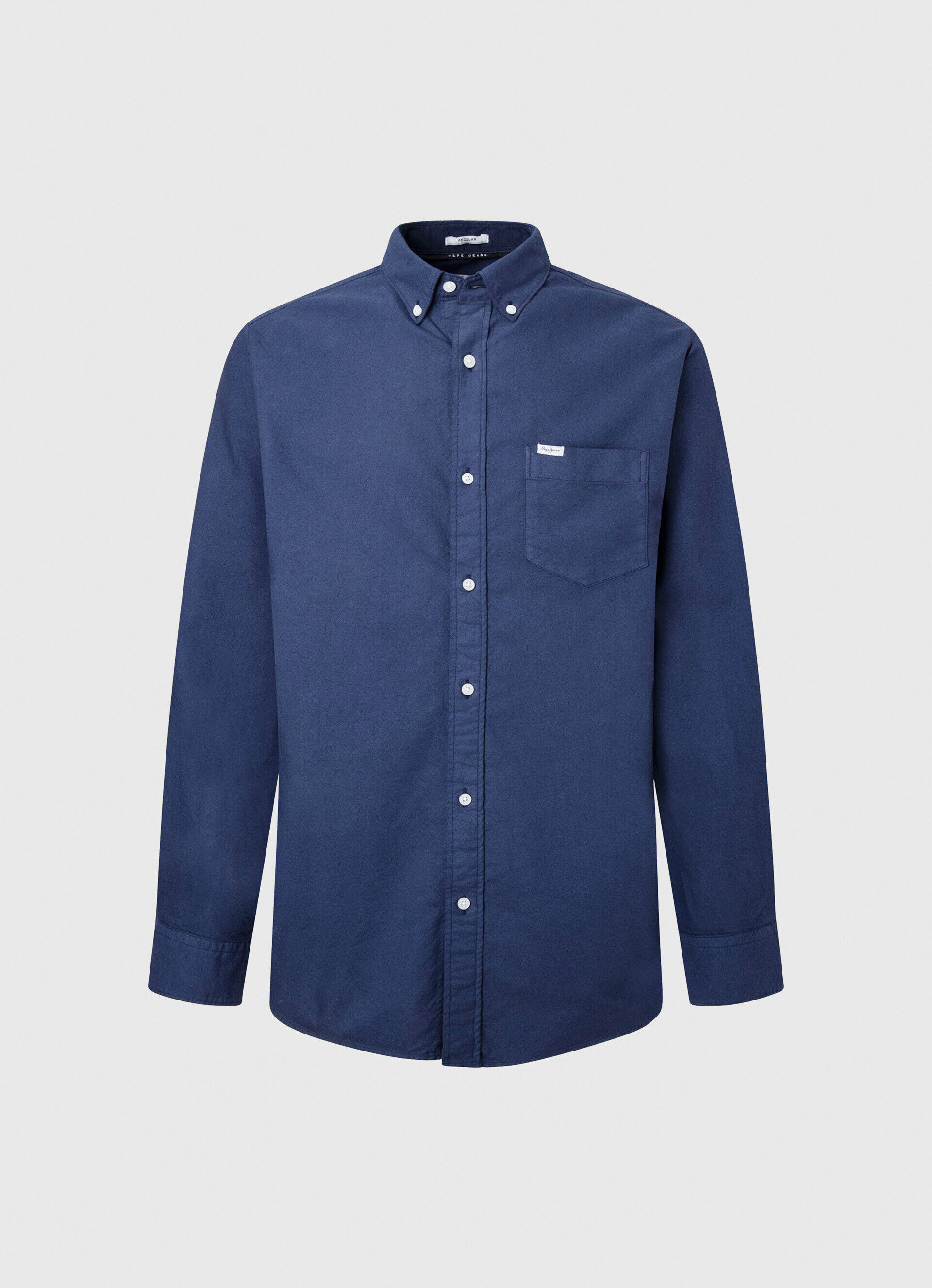 Camisa Oxford de corte regular - azul Dulwich