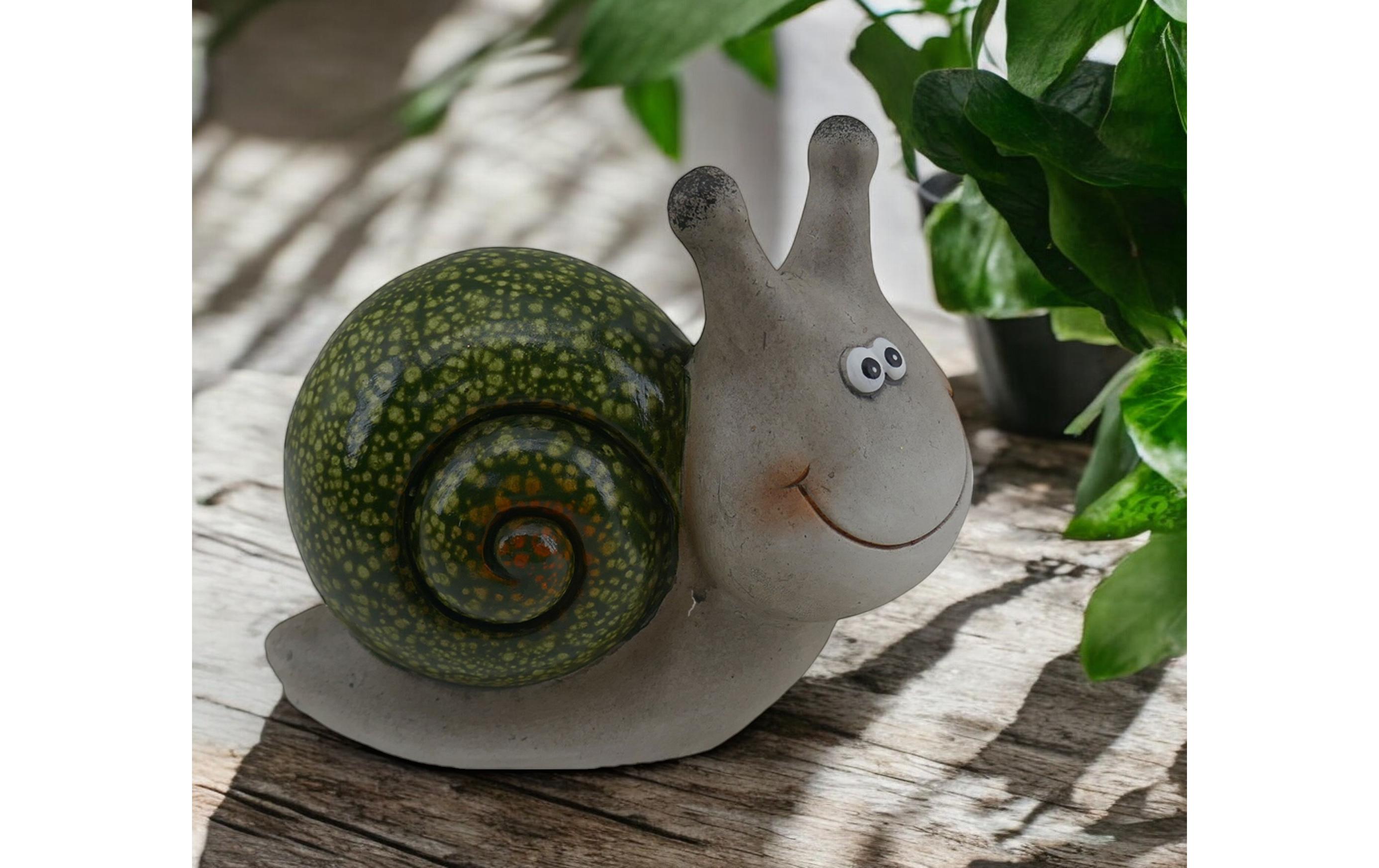 Dekofigur Schnecke 11 cmGartendekoration
