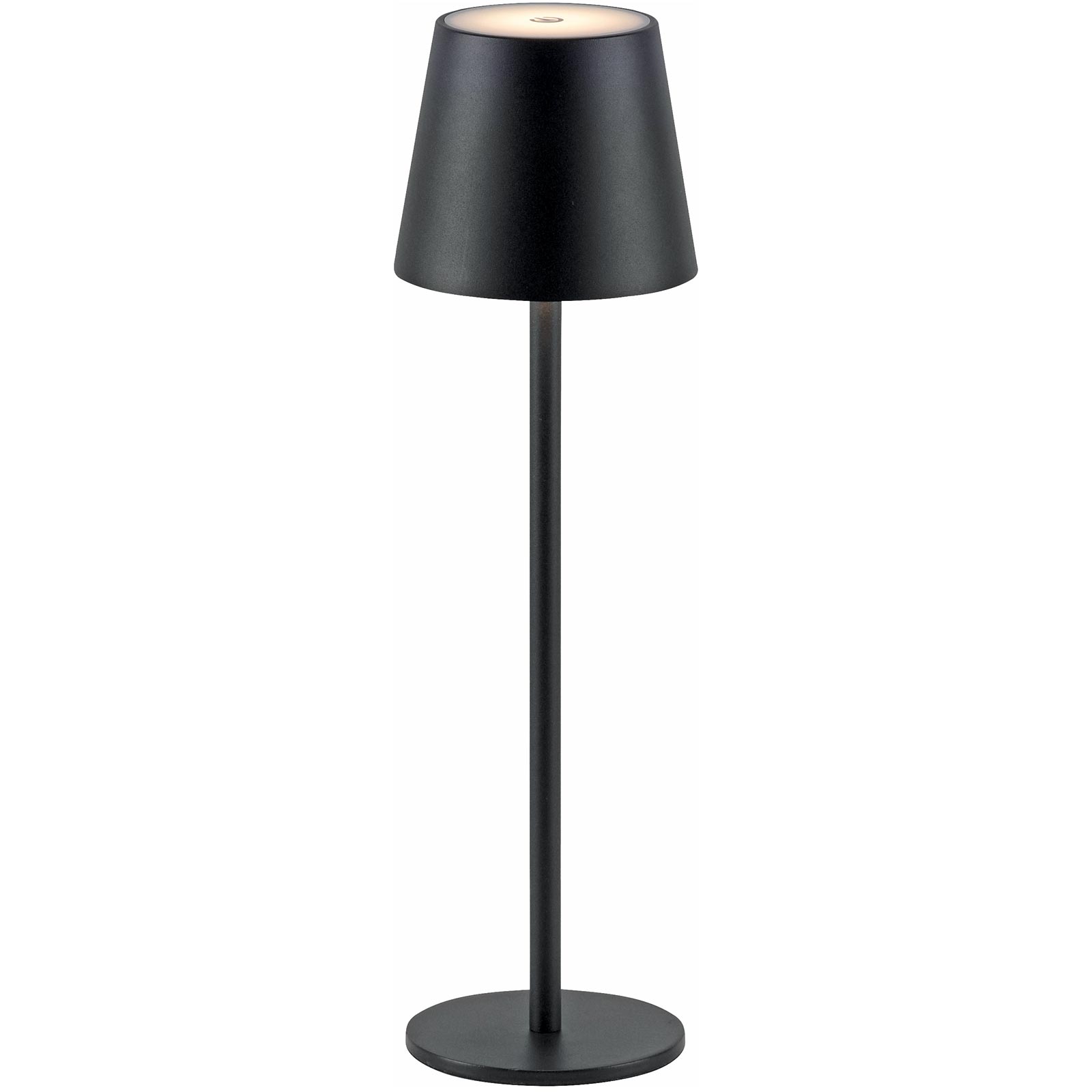 LED-Tischleuchte - schwarz - Touchdimmer