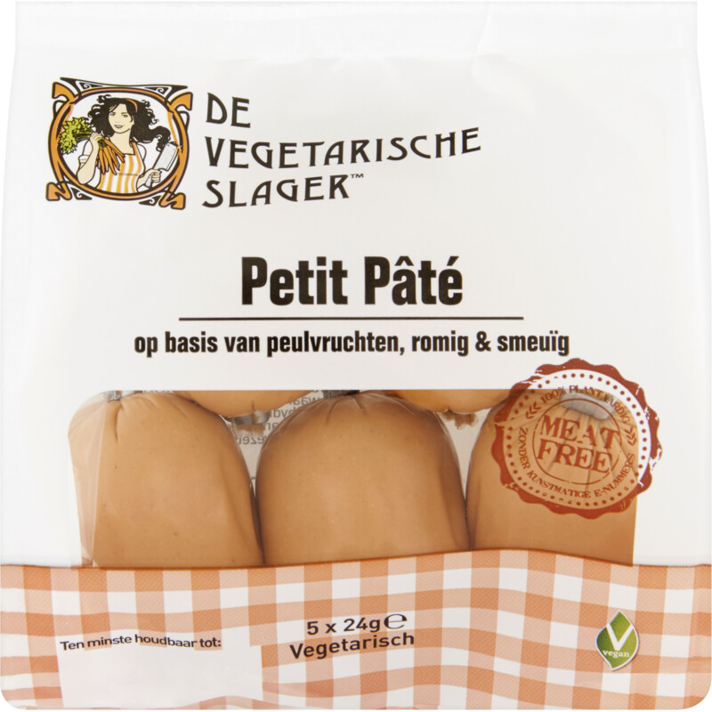 Vegetarische Slager Vegan petit pate