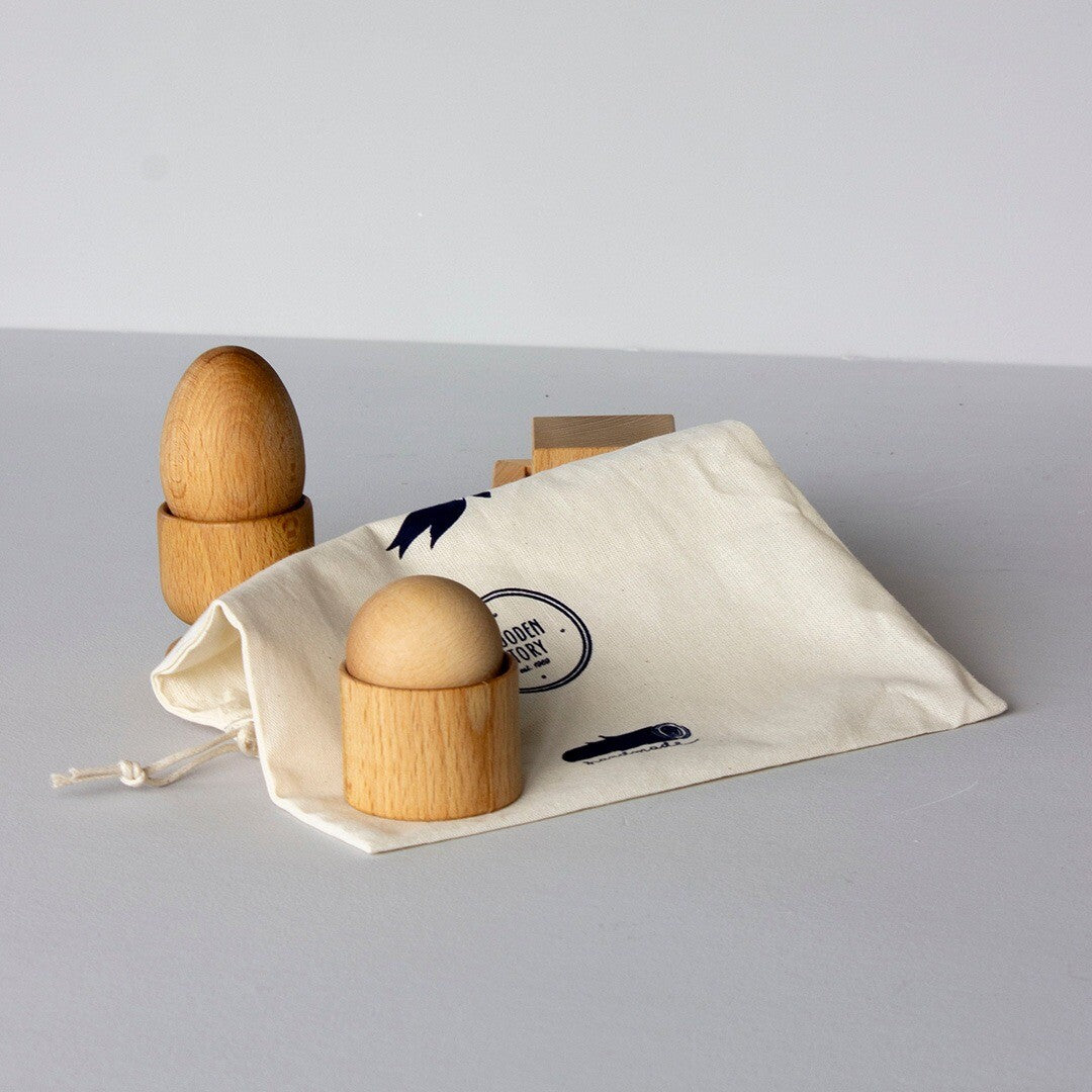 Wooden story montessori vormenset - 6-delig