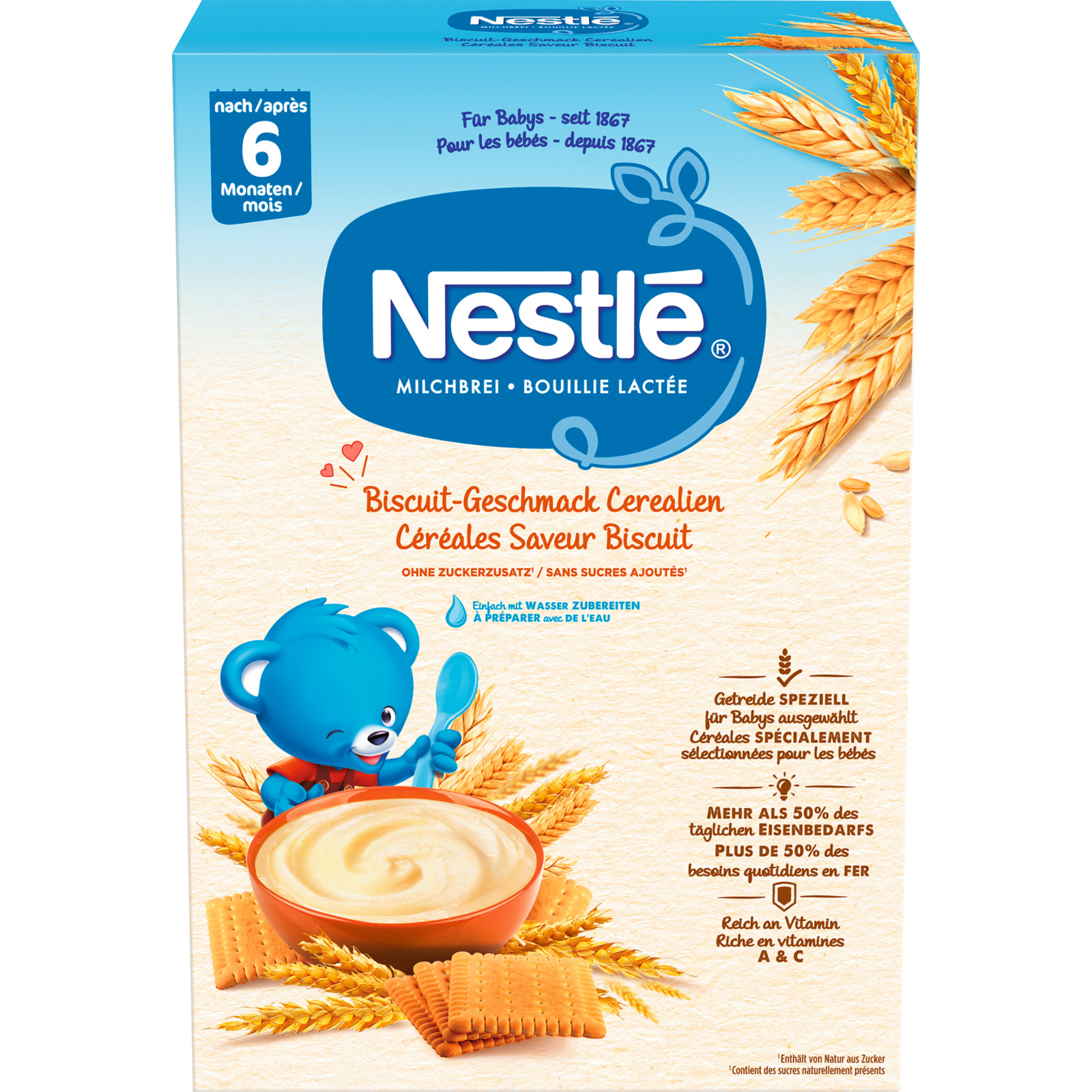 Nestlè Milchbrei Biscuit 450 g