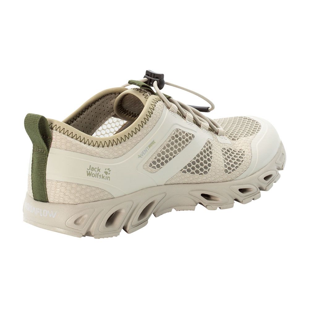 Jack Wolfskin BREEZER VENT LOW - Chaussures de randonné Femme beige/khaki