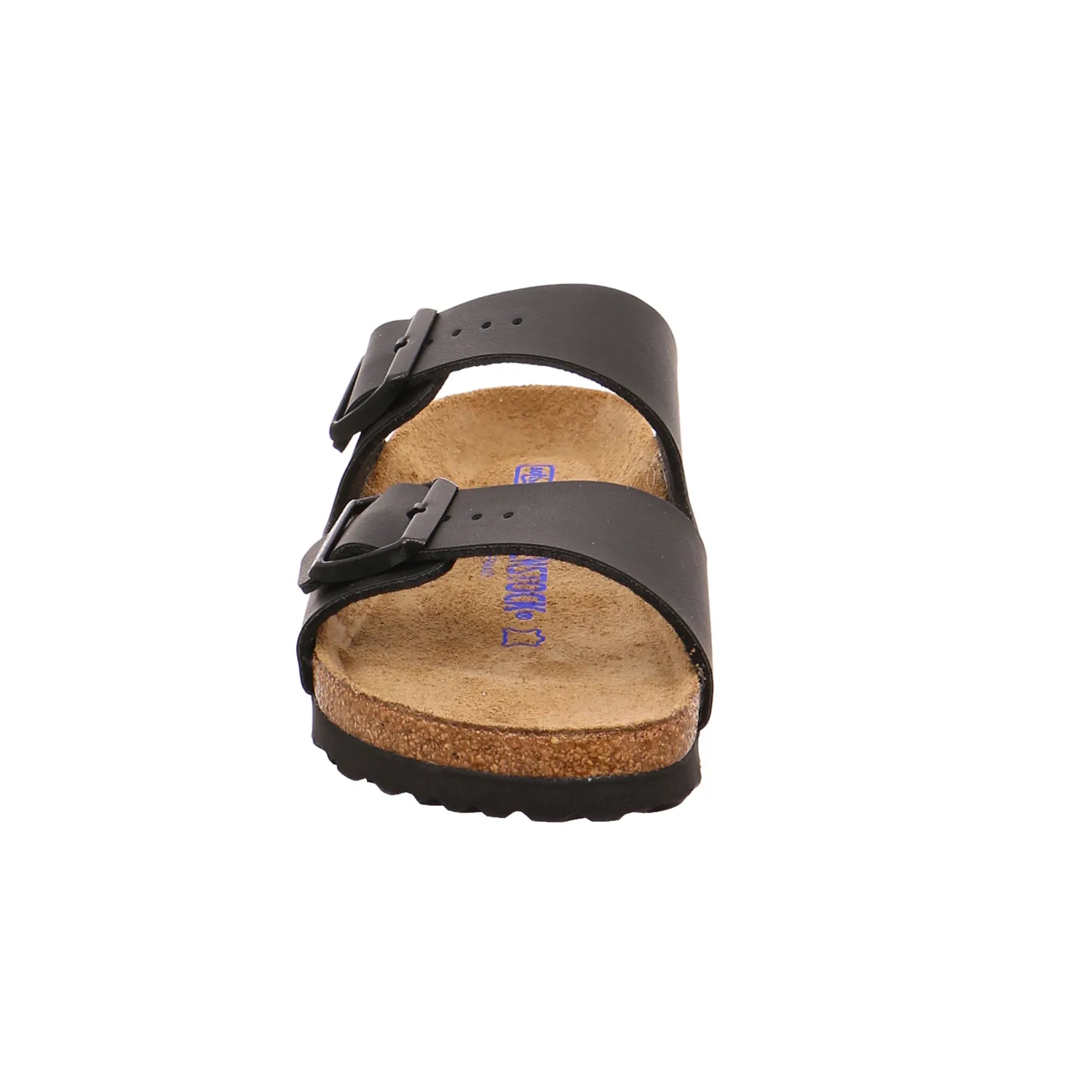 BIRKENSTOCK Bio-Fussbett Schwarz Lederimitat
