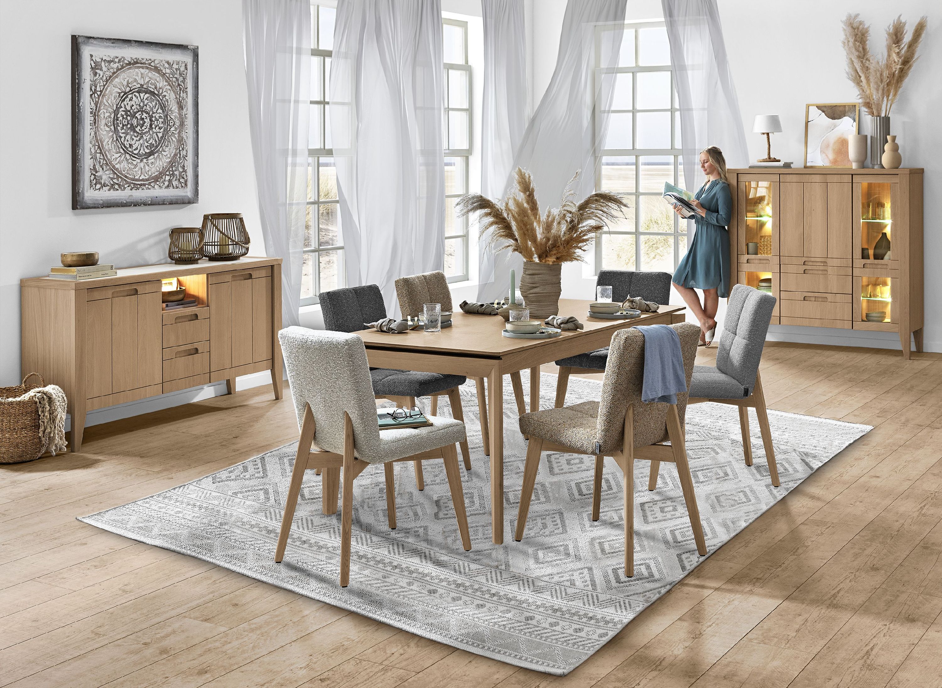 Esstisch SANSIBAR DORNUM 160X90CM