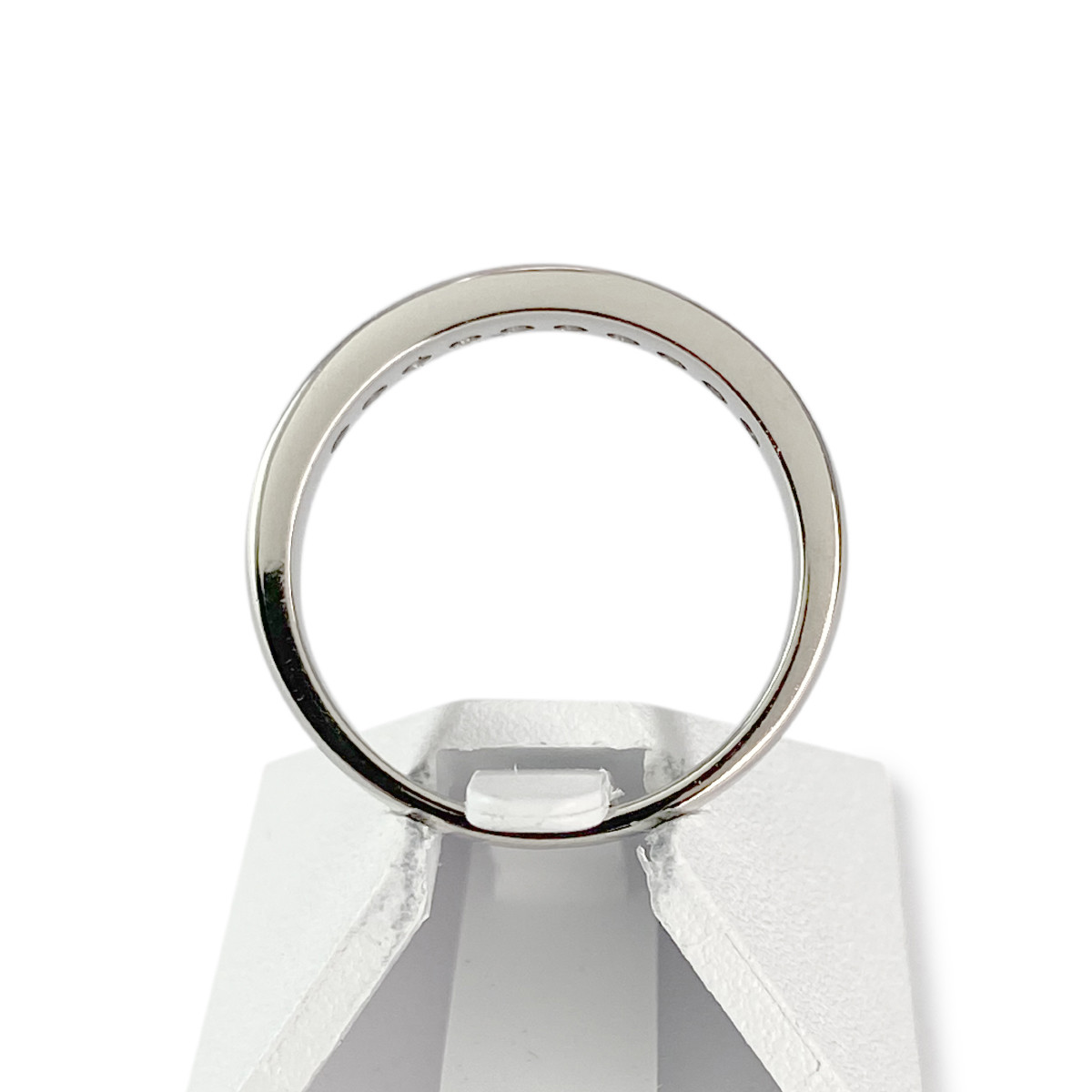 Bague d'occasion or 750 blanc diamants