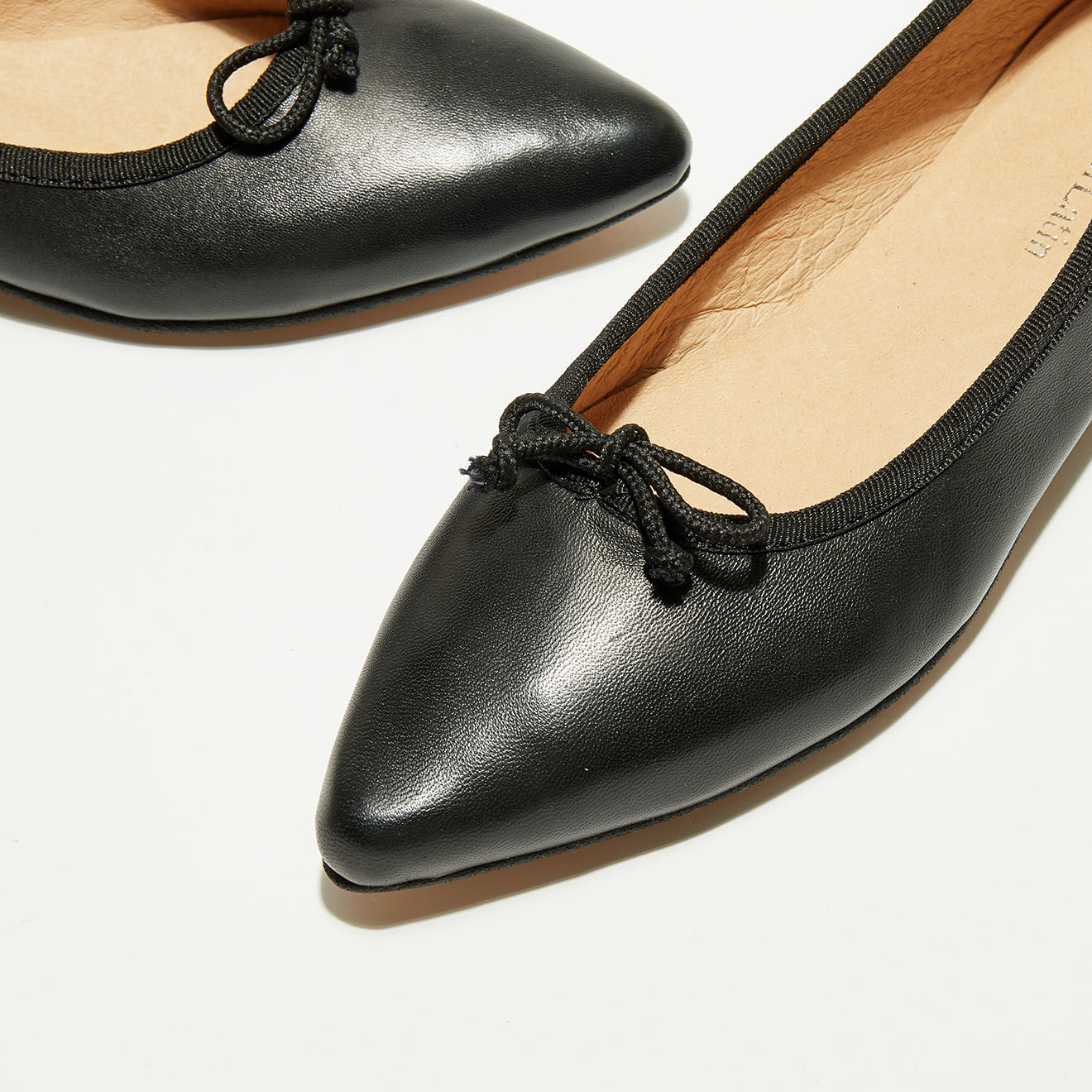 Quartier Latin Ballerines en Cuir Elise noires