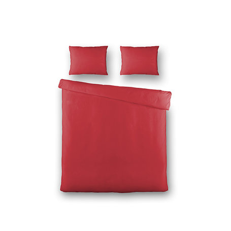 Dekbedovertrek  Silk Satin - Rood