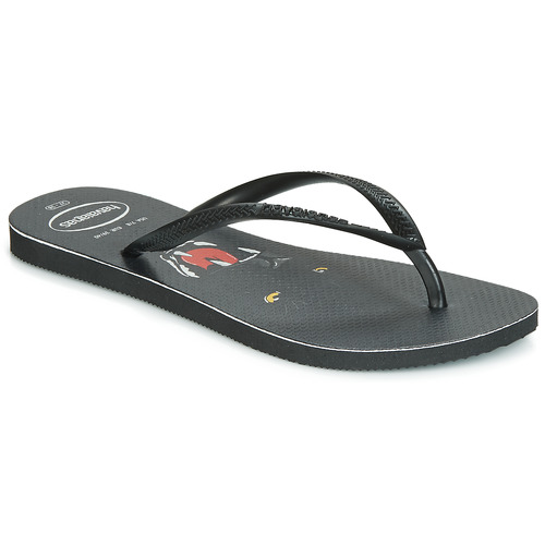 Havaianas - SLIM ANIMAL PRINT - Noir