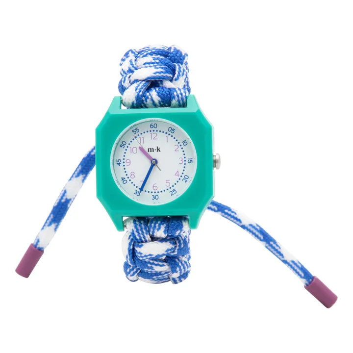Mini Kyomo Montre Tressée Braided Algea | Bleu