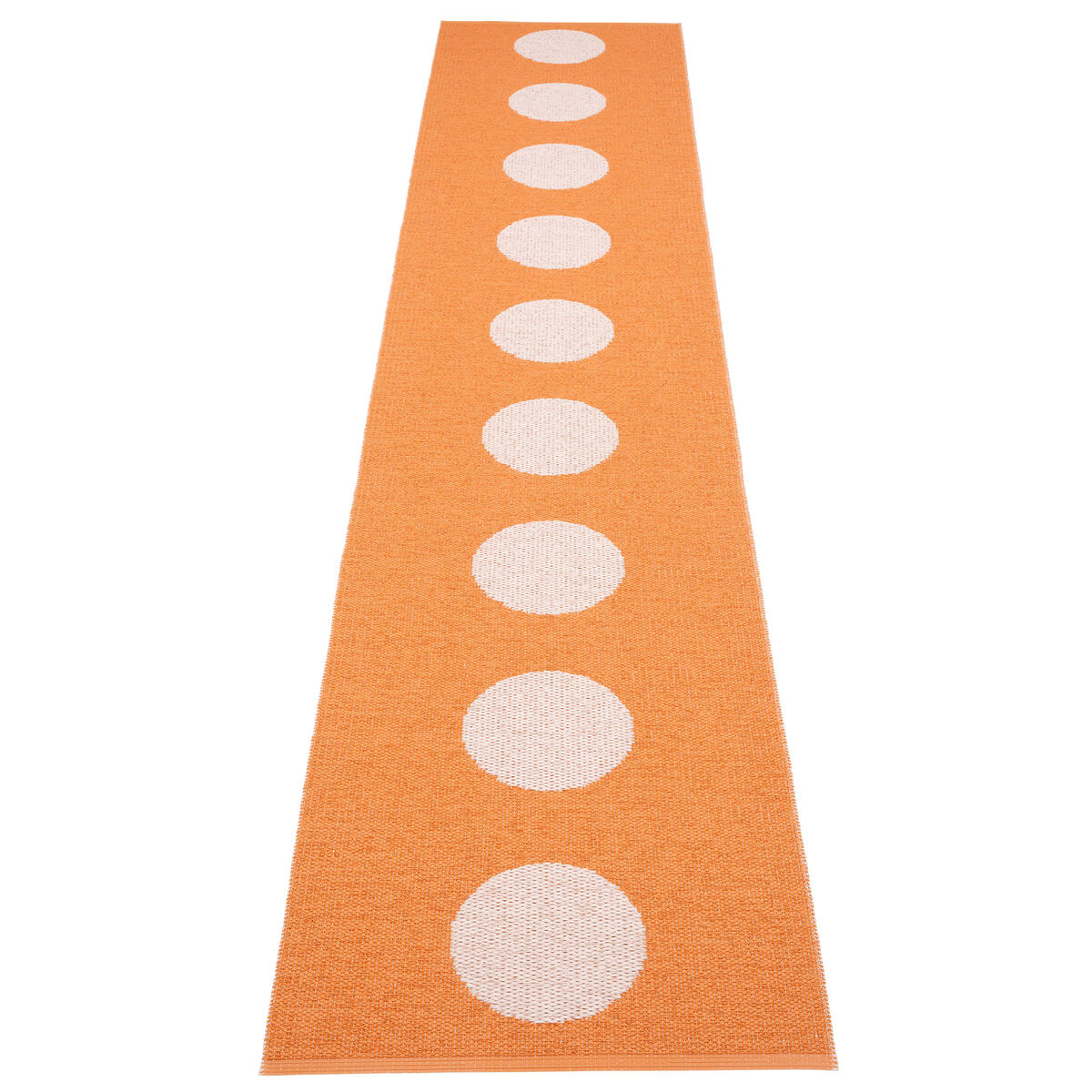 Pappelina Vera Pop teppe 70 × 360 cm, orange/pink