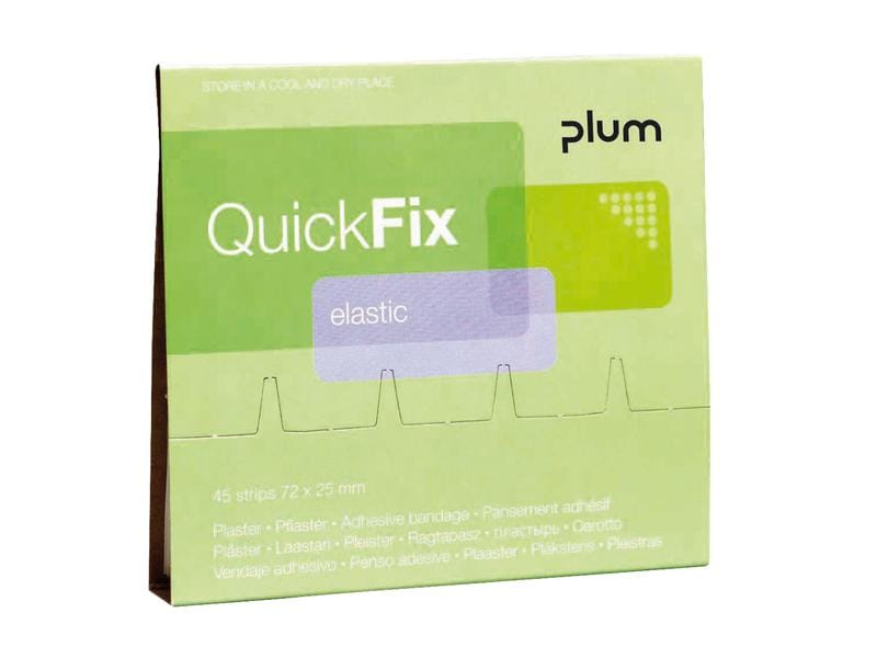 PLUM Elastic Pflaster Refill 45 Stück Elastische Pflaster – Nachfüllpackung