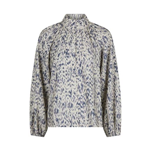 Neo Noir Camille Graphic Palette Bluse, Beige, 42