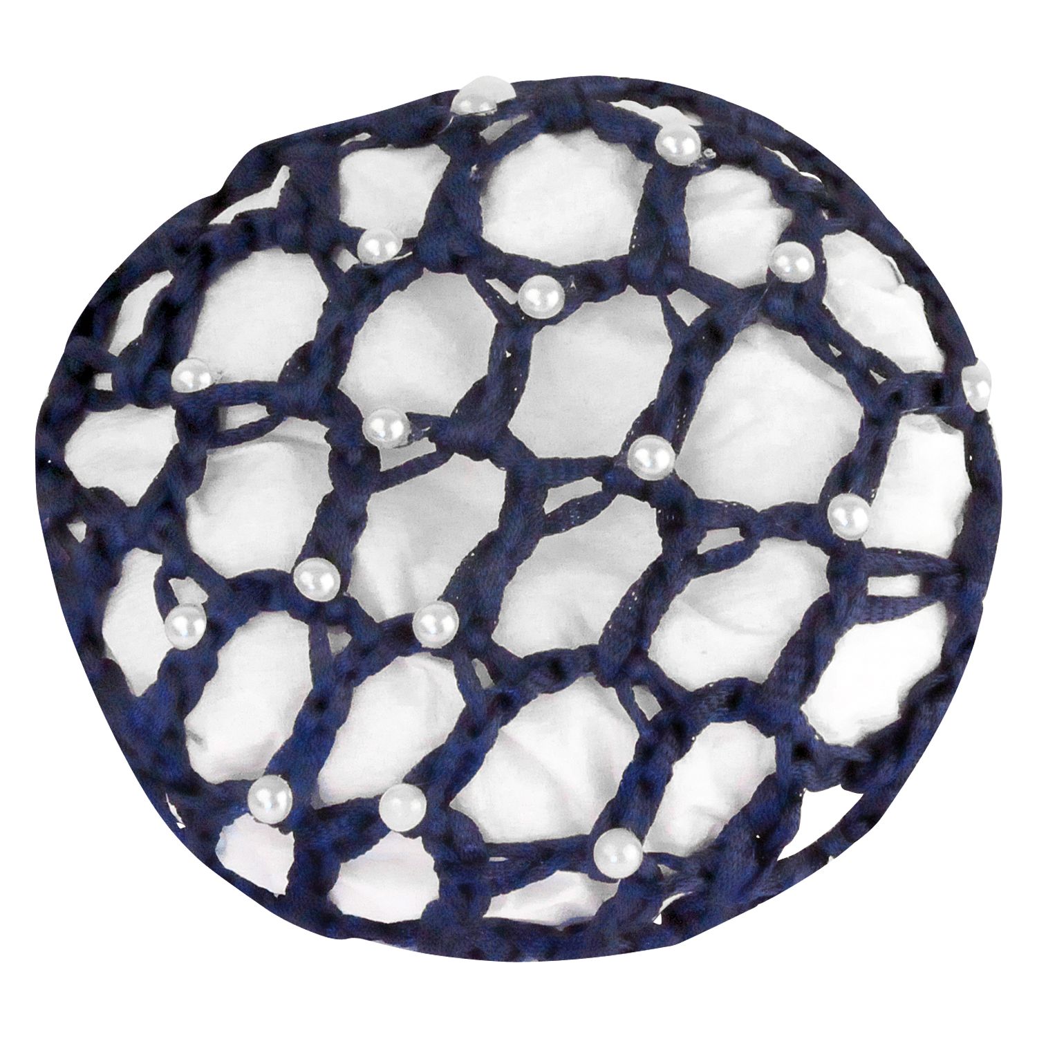 Knoten-Haarnetz  - blau