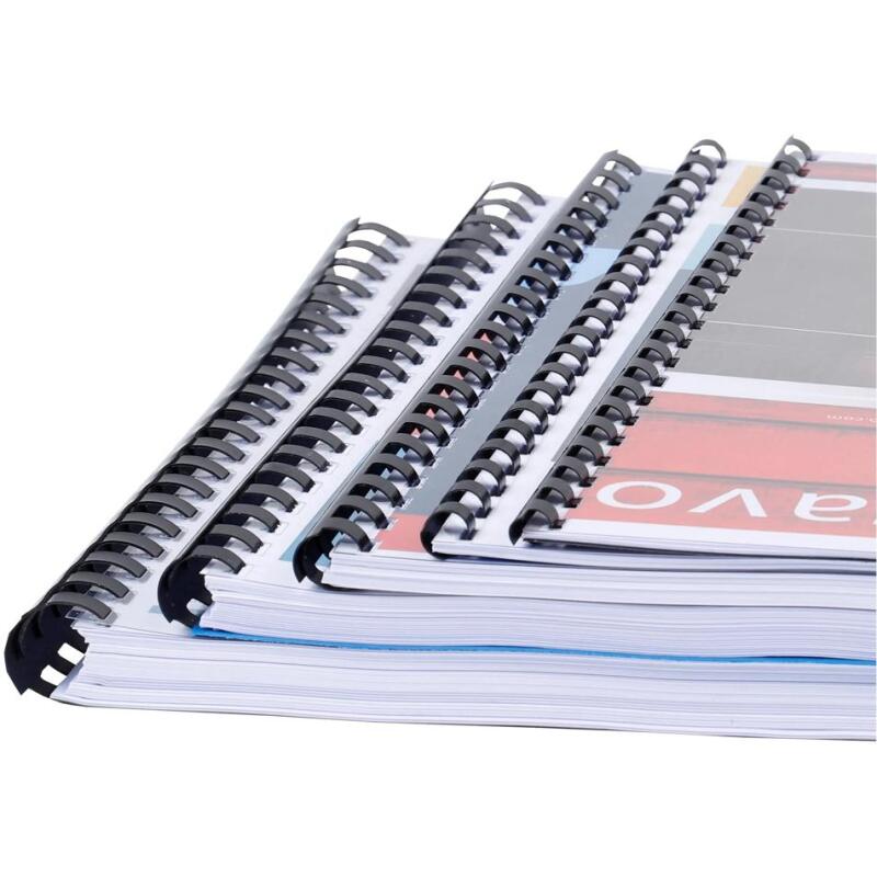 Boite 25 reliures spirales plastique 10mm
